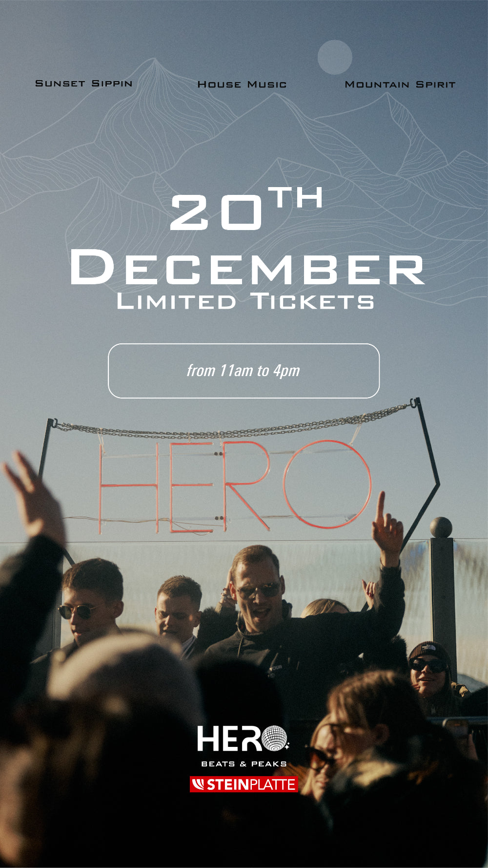 HERO X PANORAMATENNE, STEINPLATTE I 20. DEC